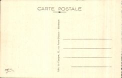 CPA Bordeaux Train station Saint Jean and the Hotel Terminus