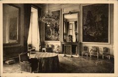 Castillo suave de CPA Francia de Compiegne la sala de estar circular