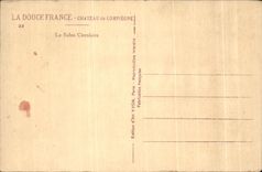 Castillo suave de CPA Francia de Compiegne la sala de estar circular