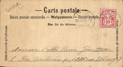 CPA Geneva the Port And Mont Blanc