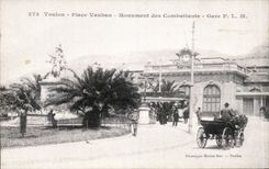 REPRO Toulon Place Vaubean Monument Of the Combatants Parks PLM