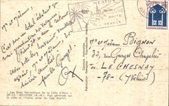 CPSM the Mervilleux Sites Of the dimension Of Azure Menton