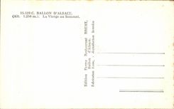 CPA Balloon Of Alsace the Virgin At the Top