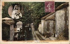 CPA Lisieux the Way Of Buissonnets