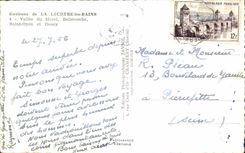 CPA Surroundings of Lechere les Bains Valley of Morel Bellecombe holy Oyen and Doucy