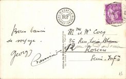 CPA Azay la cara meridional de la cortina