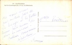 CPA the Pyrenees the Collar of Aubisque and Hotel trade