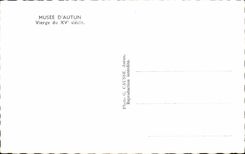 CPSM Virgin Museum Of Autun of the century