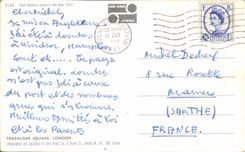 MODERN CARD Trafalgar London Public garden