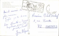 TARJETA MODERNA Niza la dimension de la entrada azul del puerto