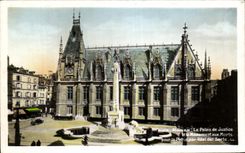 CPA Rouen Law courts and the war memorial