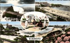 CPA Biarritz Folklore Danse 