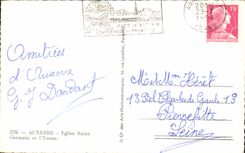 Santo German y Yonne de la iglesia de CPA Auxerre