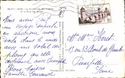 CPA Niza la caminata del ingles y la bahia del barco de los angeles