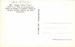 Castillo de CPA de Anet Diane de Poitiers el castillo de Anet y de Chargea Philibert Delorme De Cette Construction