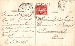 CPA Rouen Statue of Napoleon 1st Melted with Bronze Coming from the Guns of Austerlitz