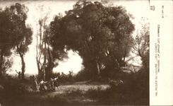 CPA Musee Du Louvre Matinee La Danse Des Nymphes Corot