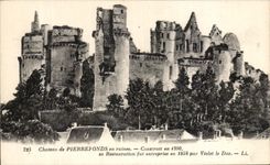 CPA Chateau de pierrefonds 