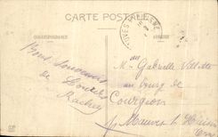 CPA the High Pyrenees the Castle Of Lourdes Seen L aTerrasse Rosary