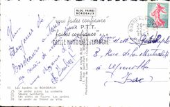 CPSM Gardens of Bordeaux the Public garden the Basket