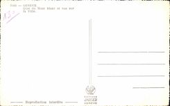 CPA Geneva Quay of Mont Blanc And Vue On the Boat city