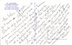 CPSM Lourdes the Couronnee Virgin