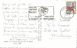 CPSM Castres Garden of Eveche draws by Ours