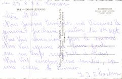 MODERN CARD Evian Les Bains