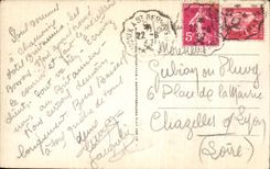 CPA Chamonix Abont Blanc the Glaciers of Let us work and Caconnaz