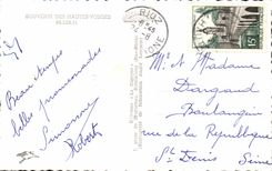 CPA Souvenir Of the High Vosges