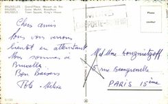 Casa magnifica de los lugares de CPA <>Brussels</> del rey