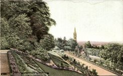 CPA Saint Cloud Gardens of Trocadero