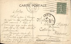 Reten central visto Bourges de CPA del corazon de Jacques del paladar