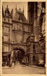 CPA Rouen the Large Clock the Arcade
