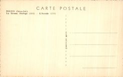 CPA Rouen the Large Clock the Arcade