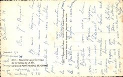 Electric CPA New line Of the Valley Of the Small fireclay cup the Large Bridge Viaduct Remains