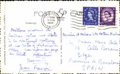 CPA Houses Off Parliament Westminster Abbey County Hall London Drom The Air