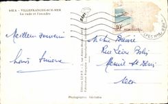 CPA Villefranche On Sea Roads And the squadron Boats