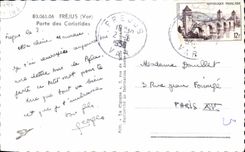 CPA Frejus Gate Of the Caryatids