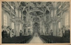 CPA Cistercienser Probstei Birnau Inneres Der Kirche
