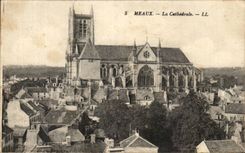 CPA Meaux the Cathedral