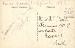 CPA Lourdes the Castle Fort