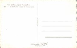 CPSM the Beautiful French Alps Royans Road of Combe Laval