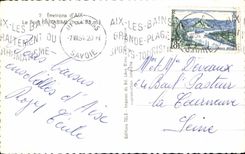 CPA Surroundings of Aix the Bridge of the abyss