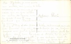 CPA the Pyrenees Cauterets Ocean the Lake De Gaube