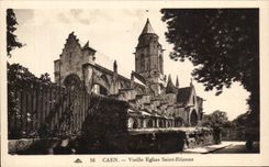 CPA Caen Vieille Eglise Saint Etienne