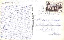 CPSM Vic On Cere Cascades of Roucole