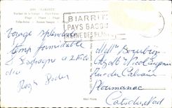 CPSM Biarritz Rocher de la Vierge 