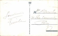 CPA Menton the Garden and Mountains Sainte Agnes