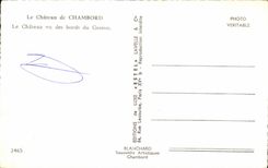 CPA Le Chateau de Chambord Le Chateau vu des bords du Cosson